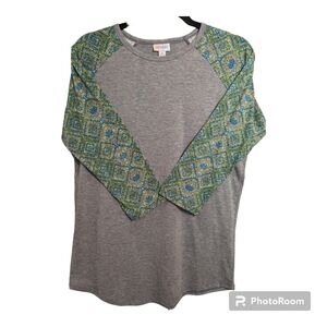 Lularoe Medium Randy Raglan Tee